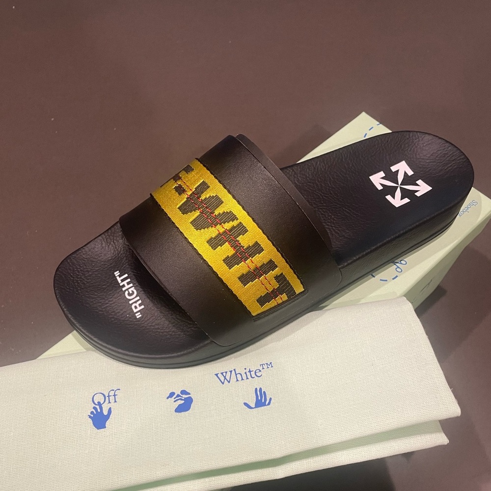 Off white slides men’s 43